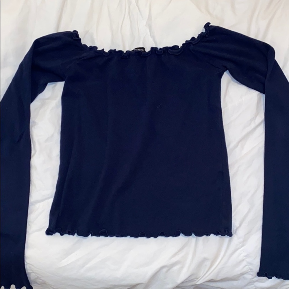 Off shoulder top.